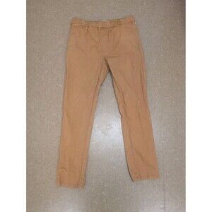 Pact Womens M Brown Casual Stretch Waist Pants Drawstring Organic Cotton Blend